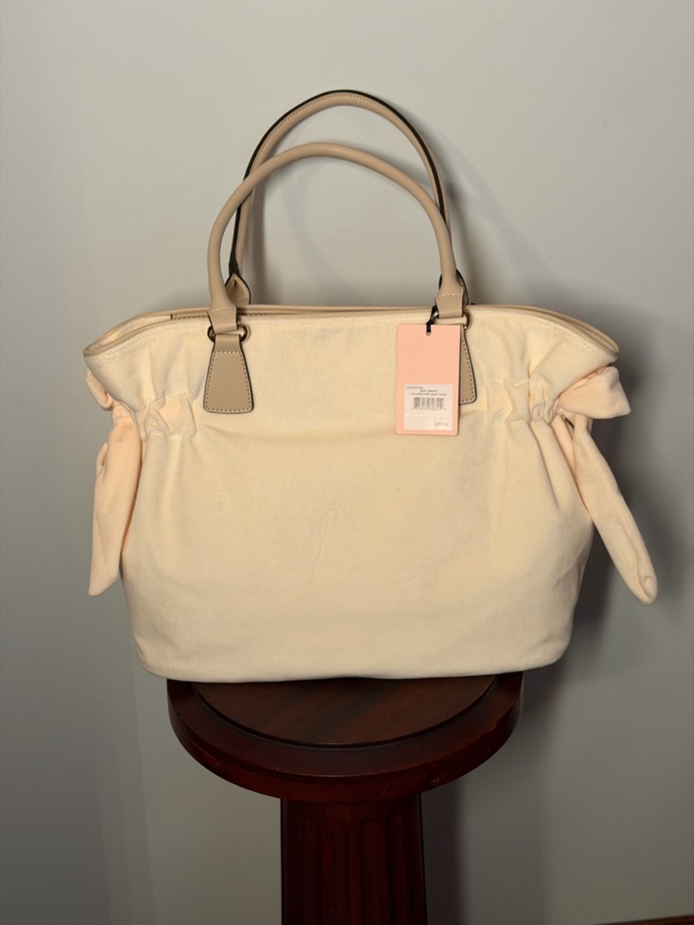 Juicy Couture Cream Embroidered Logo Satchel Duo - Picture 10 of 16